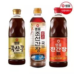 간장 국산콩860ml+조선간장930ml+진간장 금S 860ml