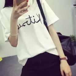 [라일리여성의류] Rly 오버핏 레터링 반팔티 빅사이즈