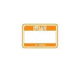 매장정품 헬리녹스 HELINOX Hello My Name Is 벨크로 패치 - 헌터오렌지화이트 91499 234710