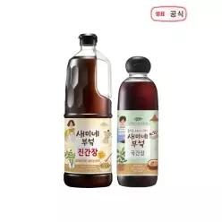 [하프클럽/샘표]샘표 새미네부엌 진간장 1.7L + 새미네부엌 국간장 830ml