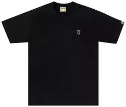 베이프 반팔 티셔츠 001TEL801004MBLK BLACK DOM