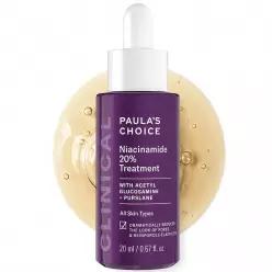 Paula's Choice CLINICAL 20% 나이아신아미드 비타민 B3 농축 세럼, 변색 및 큰 모공 최소화를 위한 안티에