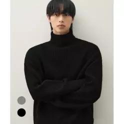 드로우핏 램스 울 하찌 터틀넥 니트 [2color] 2868775 DFKN5402