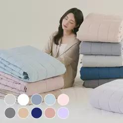 아망떼 BEST 사계절 먼지없는 알러지케어 순면 고정밴드 미끄럼방지 침대패드