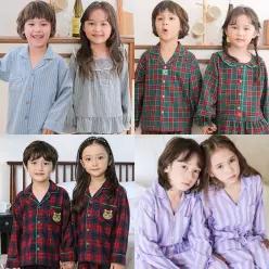 [10%혜택] 무형광 국산 아동 잠옷 세트 주니어 파자마 키즈 어린이 긴팔 간절기 가을 겨울 반팔 인견 냉감 쿨 여름 공주 원피스 남아 여아 상하 기모 극세사 수면 초등 학생 중 고등 귀여운 프릴 유아 아기 파티