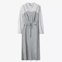 텍스처 블록 뷔스티에 원피스 D254MSE042 MIE081 WUP991