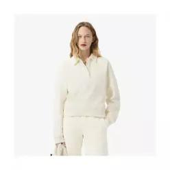 LACOSTE 여성 시그니처 엠보로고 폴로 스웻셔츠 SF0351-55N XFJ SF0351-55NXFJ 240629