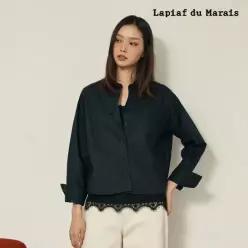 [2만원 인하]라삐아프 26FW 실켓코튼 셔츠 2종(블랙 공통)(런칭 가격 69,900원)
