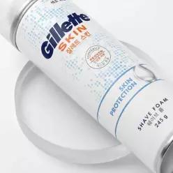 질레트 스킨텍 쉐이빙 폼 245g