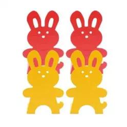 토끼 캐릭터 북엔드 2P