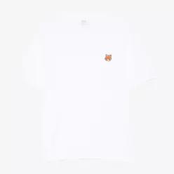 폭스 로고 자수 크루넥 티셔츠 PM00107 KJ7026P100