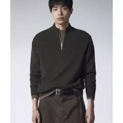 THEKNITCOMPANY 울 캐시미어 하프 집업 스웨터 6color 2437212