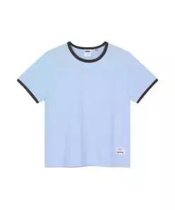 아웃도어프로덕츠 outdoorproducts W RINGER T-SHIRTS (SKY BLUE)