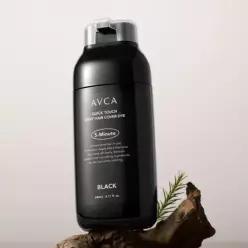매장정품 AVCA 퀵 터치 5분 새치 커버 염모제 블랙 240ml