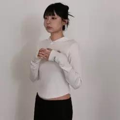 바켄 무지 핑거홀 슬림핏 후드티 BK4301 (4COLOR) 7000041729