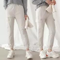 여성 겨울 패딩 카고 조거팬츠 HPN0253