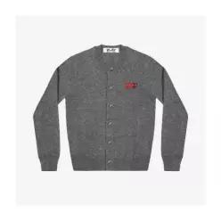 라프리마 꼼데가르송 더블 하트 와펜 가디건 AX N057 051 3