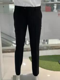 바쏘옴므 Z2PK71 블랙 여름 정장 울 혼방 슬랙스 팬츠_CA
