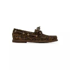 [지안비토 로시]Brown Vandee Boat Shoes 261090F121000