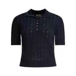 [V90]Rakki CALIFORNIABLU NOTTE 여성 폴로티 피케셔츠 California Polo shirt with buttons