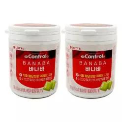 롯데 아임 컨트롤껌 바나바 용기 100g x 2개