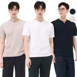 [체이스컬트] (MAN) STANDARD 넥 변형 반팔 T-SHIRT/3Color
