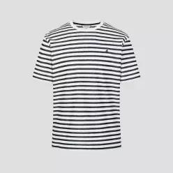 빈폴멘 BEANPOLE MEN 스트라이프 소로나 라운드넥 티셔츠 - 네이비 BC6242C31R BC6242C31R_BS 103023