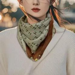 [라일리] Rly 모자 스카프 머플러 여성 자석 마그네틱 데일리