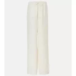 발렌티노 Cady Couture 하이라이즈 와이드 팬츠 TP557182710