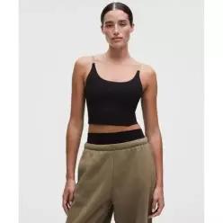 LULULEMON Align 스쿱넥 크롭 탱크탑 *B C컵 BLK RUCU 7272001 LW1GFBS-077775 -