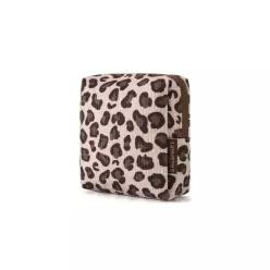 BAGSMART Small Corduroy Makeup Bag, Cosmetic Pouch for Women with Pocket