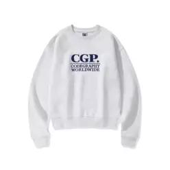 CGP 코드그라피 우먼 스퀘어 로고 맨투맨라이트그레이 CBESWTL200MG