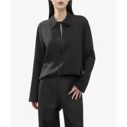 THE ROW 말론 실크 셔츠 블랙 / 7498W2583BLK 7498W2583BLKFW23 3423090