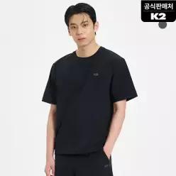 [K2] 남성 데일리 반팔 우븐 라운드 티셔츠_GMM25287