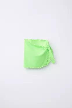 [국내매장] ZARA 여아 리브드 파레오 - 네온 노랑 3391/584/301 558833