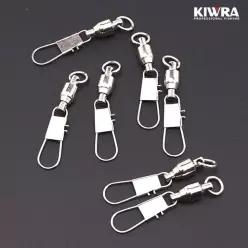 키우라 볼베어링 인터스냅 도래 K-225 바다 선상 낚시 채비 핀도래
