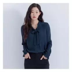 지센 2컬러 피어로즈 타이 블라우스 WSP993 1459710