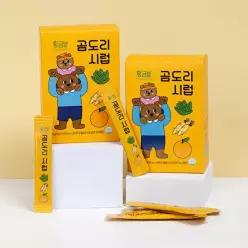 [황금밭]황금밭 곰도리 시럽 60팩 / 배 도라지 곰보배추(배암차즈기)