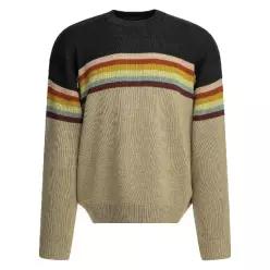 [V90]캐피탈 K2603KN013BLACK 남성 니트 스웨터 가디건 2 Tones Peckish Rainbow crewneck sw