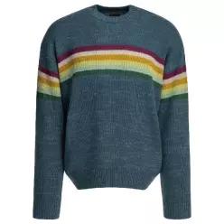 [V90]캐피탈 K2603KN012BLUE 남성 니트 스웨터 가디건 Peckish Rainbow crewneck sweater
