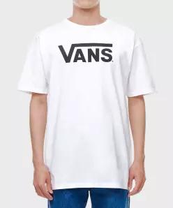 매장정품 VANS VN000GGGYB21 클래식 반팔 티셔츠 화이트 21 라운드티셔츠 카라티