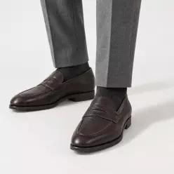 에드워드그린 다크브라운 피카딜리 유타 플랫 로퍼 E PICCADILLY 184 DARK BROWN UTAH