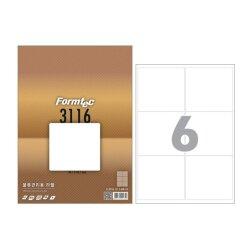 [신세계몰]폼텍  LQ-3116 물류관리용 라벨 A4 6칸