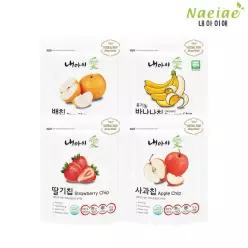 [내아이애] 아이과자 동결건조 과일칩 베스트 4종 세트(10+2)