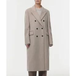 {매장정품}무신사 스탠다드 MUSINSA STANDARD WOMAN 우먼즈 캐시미어 블렌드 더블 체스터 롱 코트 [오트밀]