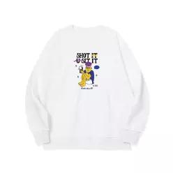 [국내당일]베러댄88 btm65 OOTD 오늘의 인별 찰칵찰칵 그래픽 로고 맨투맨 - MULTI