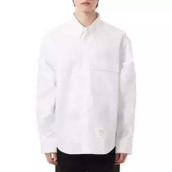 THOM BROWNE 26 셀프 암밴드 오버사이즈 피케 셔츠 MWL430O 00185 100 4216297