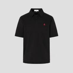 빈폴멘 BEANPOLE MEN 오픈넥 소프트 반달피케 티셔츠 - 블랙 BC6342C335 BC6342C335_BS 102785