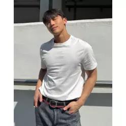 매장정품 지오다노 GIORDANO 01025532 라운드티셔츠 카라티셔츠 머슬핏 반팔티 025532 4color 4909965