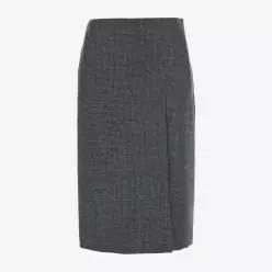 비대칭 울 미디 스커트 G1AC0098 ACFASH